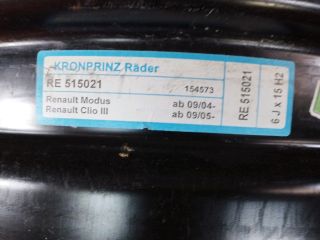 bontott RENAULT CLIO III Acélfelni (1 db)