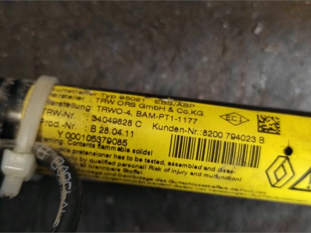 bontott RENAULT CLIO III Bal első Övfeszítő