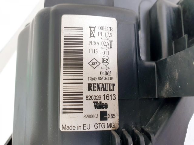 bontott RENAULT CLIO III Bal Fényszóró