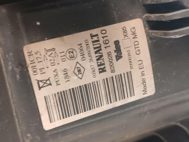 bontott RENAULT CLIO III Bal Fényszóró