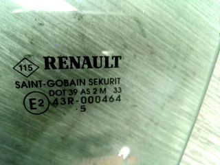 bontott RENAULT CLIO III Bal hátsó Ablak