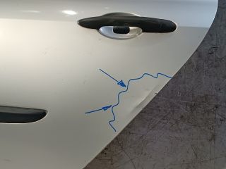 bontott RENAULT CLIO III Bal hátsó Ajtó (Részeivel)