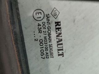 bontott RENAULT CLIO III Bal hátsó Fixüveg (Ajtóban)