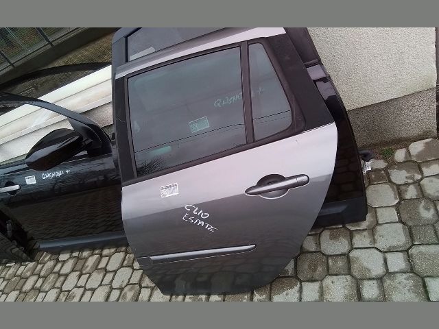 bontott RENAULT CLIO III Bal hátsó Fixüveg (Ajtóban)