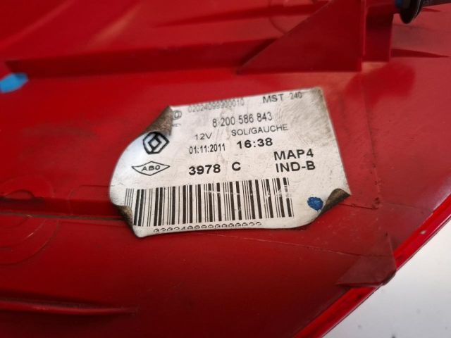 bontott RENAULT CLIO III Bal Hátsó Lámpa