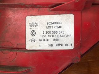 bontott RENAULT CLIO III Bal Hátsó Lámpa