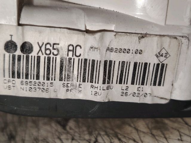 bontott RENAULT CLIO III Fűtéskapcsoló (manuális klímás)