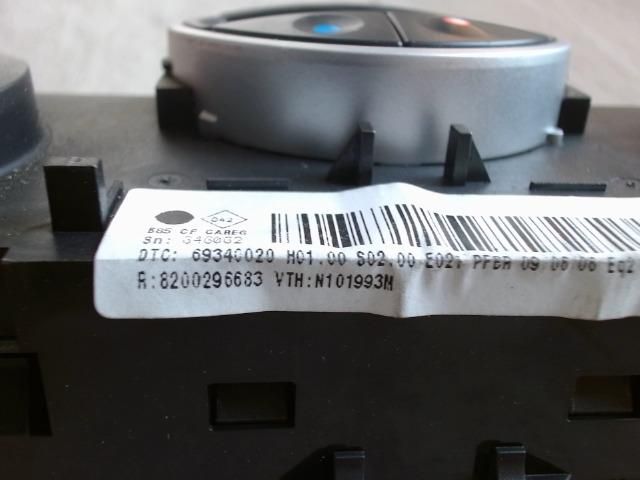 bontott RENAULT CLIO III Fűtéskapcsoló