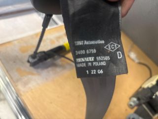 bontott RENAULT CLIO III Jobb első Övfeszítő