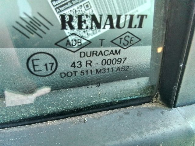 bontott RENAULT CLIO III Jobb hátsó Ablakemelő Szerkezet (Mechanikus)