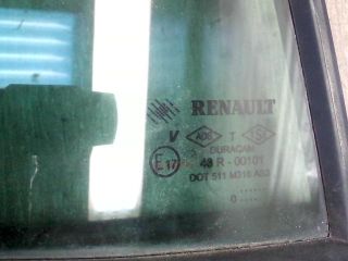 bontott RENAULT CLIO III Jobb hátsó Fixüveg (Ajtóban)