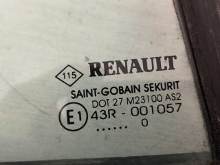 bontott RENAULT CLIO III Jobb hátsó Fixüveg (Ajtóban)