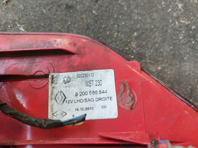 bontott RENAULT CLIO III Jobb Hátsó Lámpa