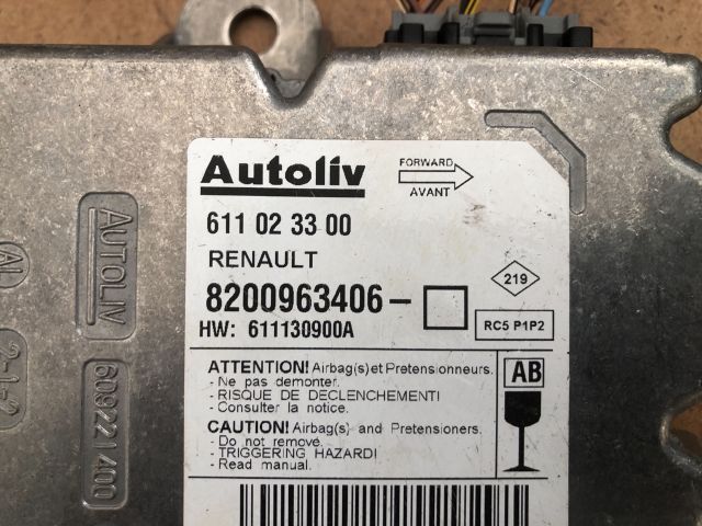 bontott RENAULT CLIO III Komplett Légzsák Szett