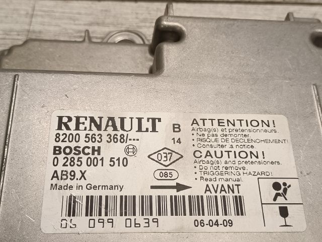 bontott RENAULT CLIO III Légzsák Elektronika