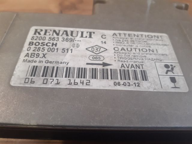 bontott RENAULT CLIO III Légzsák Elektronika