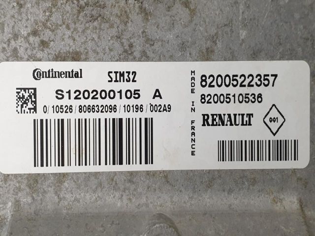 bontott RENAULT CLIO III Motorvezérlő