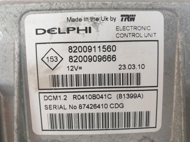 bontott RENAULT CLIO III Motorvezérlő