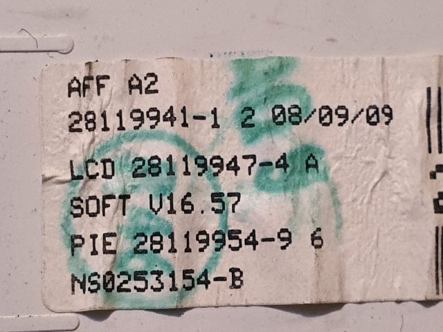 bontott RENAULT CLIO III Multifunkciós Kijelző