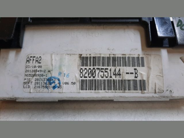 bontott RENAULT CLIO III Multifunkciós Kijelző