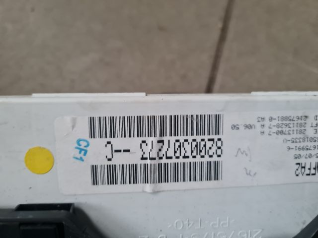 bontott RENAULT CLIO III Multifunkciós Kijelző