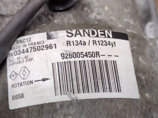bontott RENAULT CLIO IV Klímakompresszor