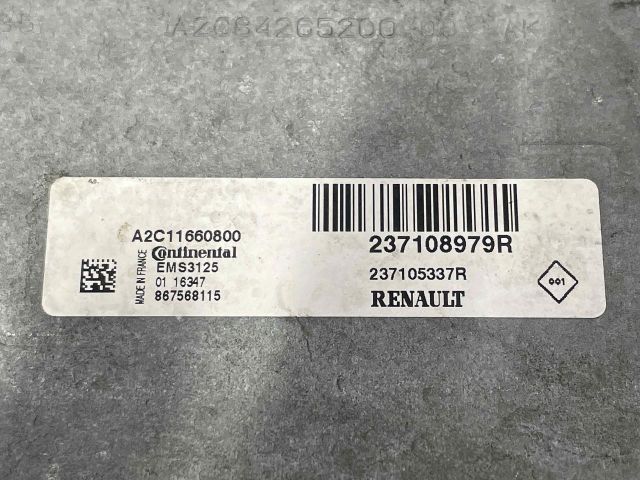 bontott RENAULT CLIO IV Motorvezérlő