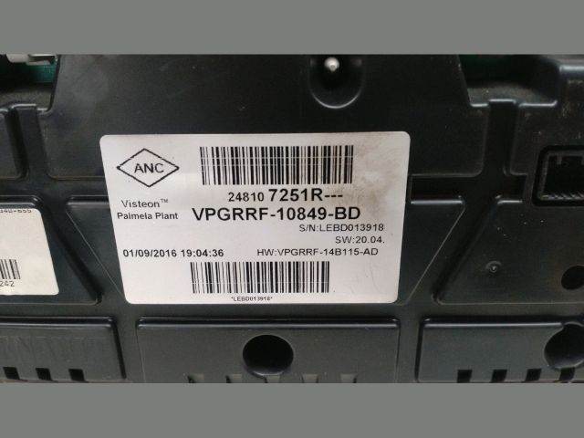 bontott RENAULT CLIO IV Kilométeróra