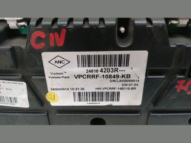 bontott RENAULT CLIO IV Kilométeróra