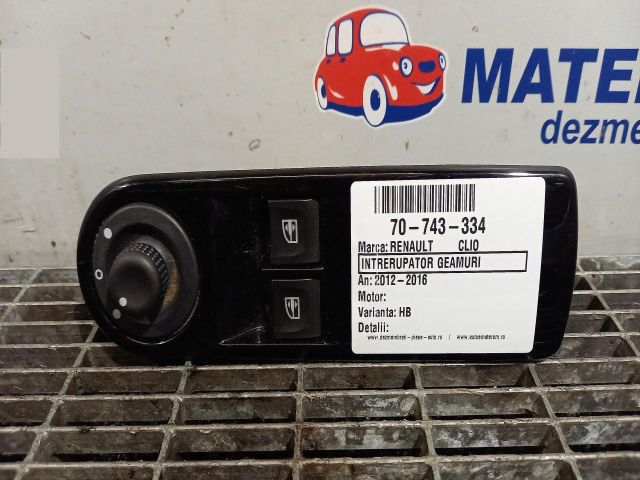 bontott RENAULT CLIO IV Ablakemelő Kapcsoló Négyes / Kettes