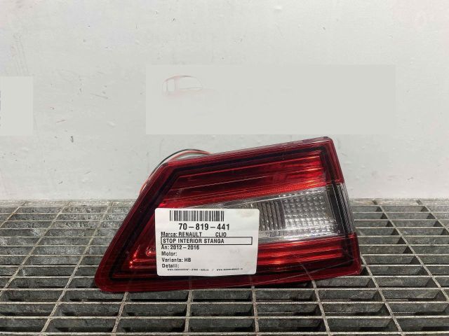 bontott RENAULT CLIO IV Bal Belső Hátsó Lámpa