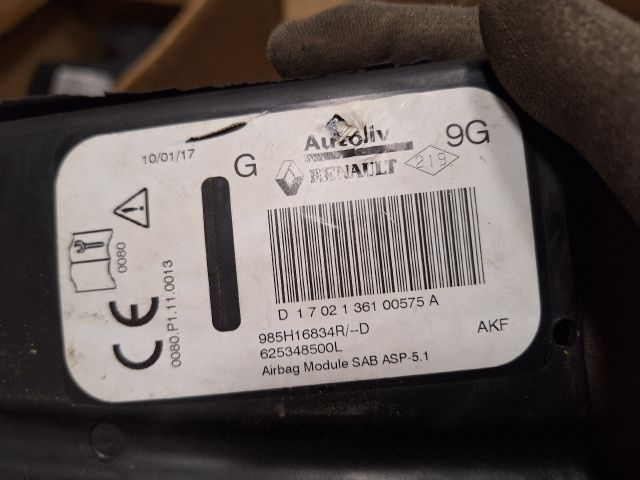 bontott RENAULT CLIO IV Bal Oldallégzsák