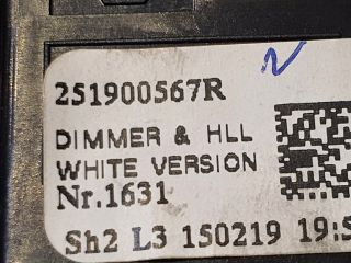 bontott RENAULT CLIO IV Fényszórómagasság Állító Kapcsoló