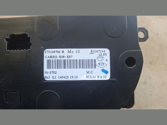 bontott RENAULT CLIO IV Fűtéskapcsoló (manuális klímás)