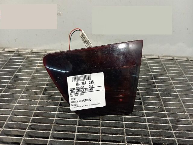 bontott RENAULT CLIO IV Jobb Belső Hátsó Lámpa