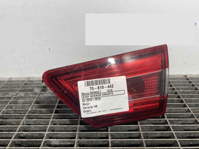 bontott RENAULT CLIO IV Jobb Belső Hátsó Lámpa