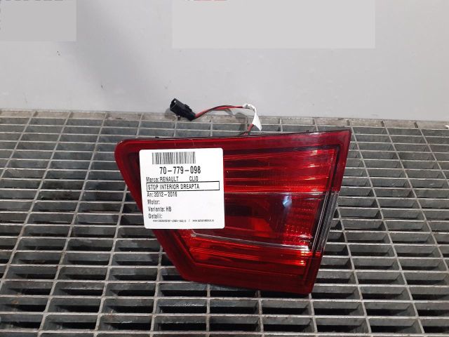 bontott RENAULT CLIO IV Jobb Belső Hátsó Lámpa