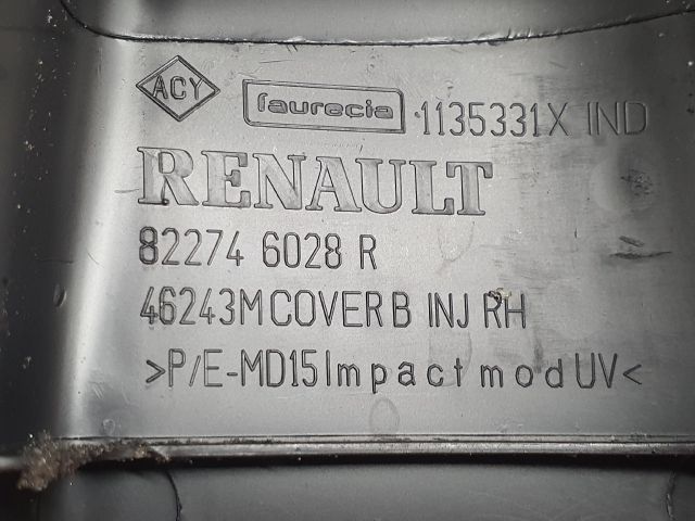 bontott RENAULT CLIO IV Jobb hátsó Ajtókeret Burkolat