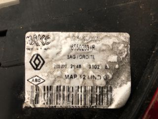 bontott RENAULT CLIO IV Jobb Külső Hátsó Lámpa