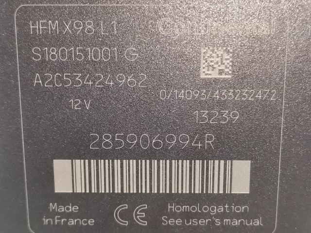 bontott RENAULT CLIO IV Kártyaolvasó