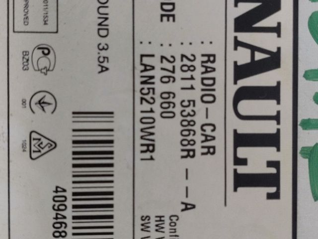 bontott RENAULT CLIO IV Multifunkciós Kijelző