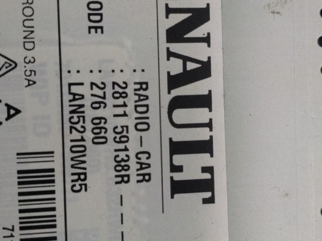 bontott RENAULT CLIO IV Navigációs Fejegység