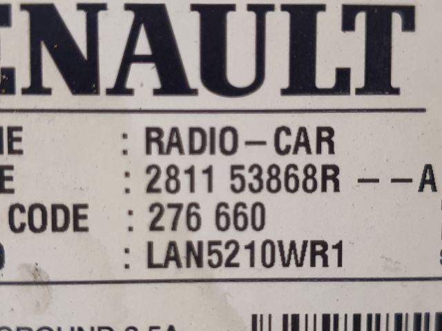 bontott RENAULT CLIO IV Navigációs Fejegység