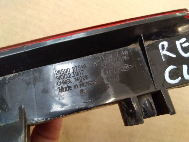 bontott RENAULT CLIO IV Pótféklámpa