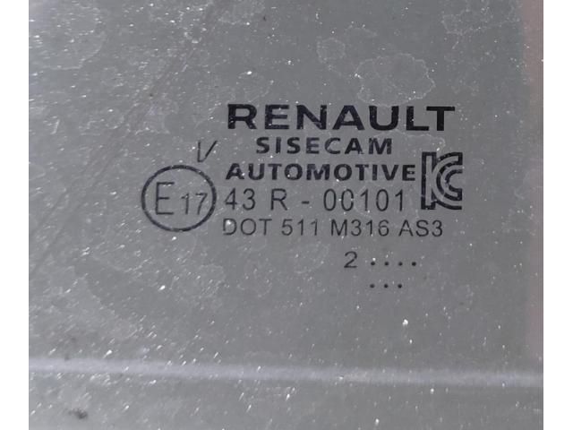 bontott RENAULT CLIO V Bal hátsó Ablak