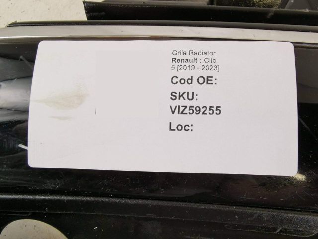 bontott RENAULT CLIO V Hűtőrács