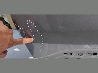 bontott RENAULT ESPACE Bal első Ajtó (Üres lemez)