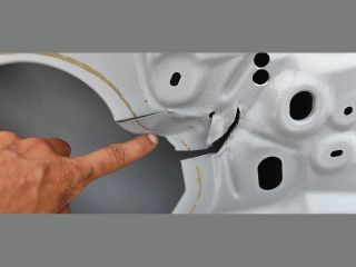 bontott RENAULT ESPACE Bal hátsó Ajtó (Üres lemez)