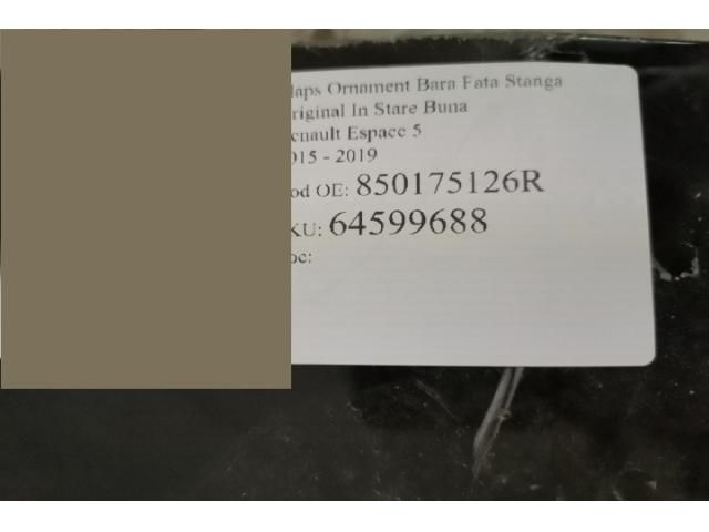 bontott RENAULT ESPACE Bal hátsó Lökhárító Díszléc