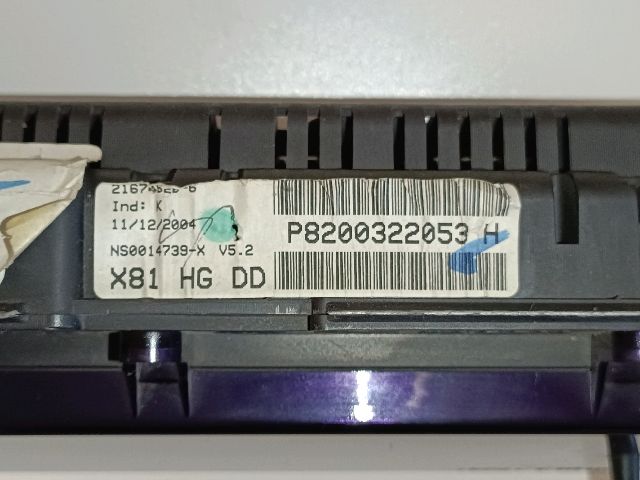 bontott RENAULT ESPACE IV Kilométeróra